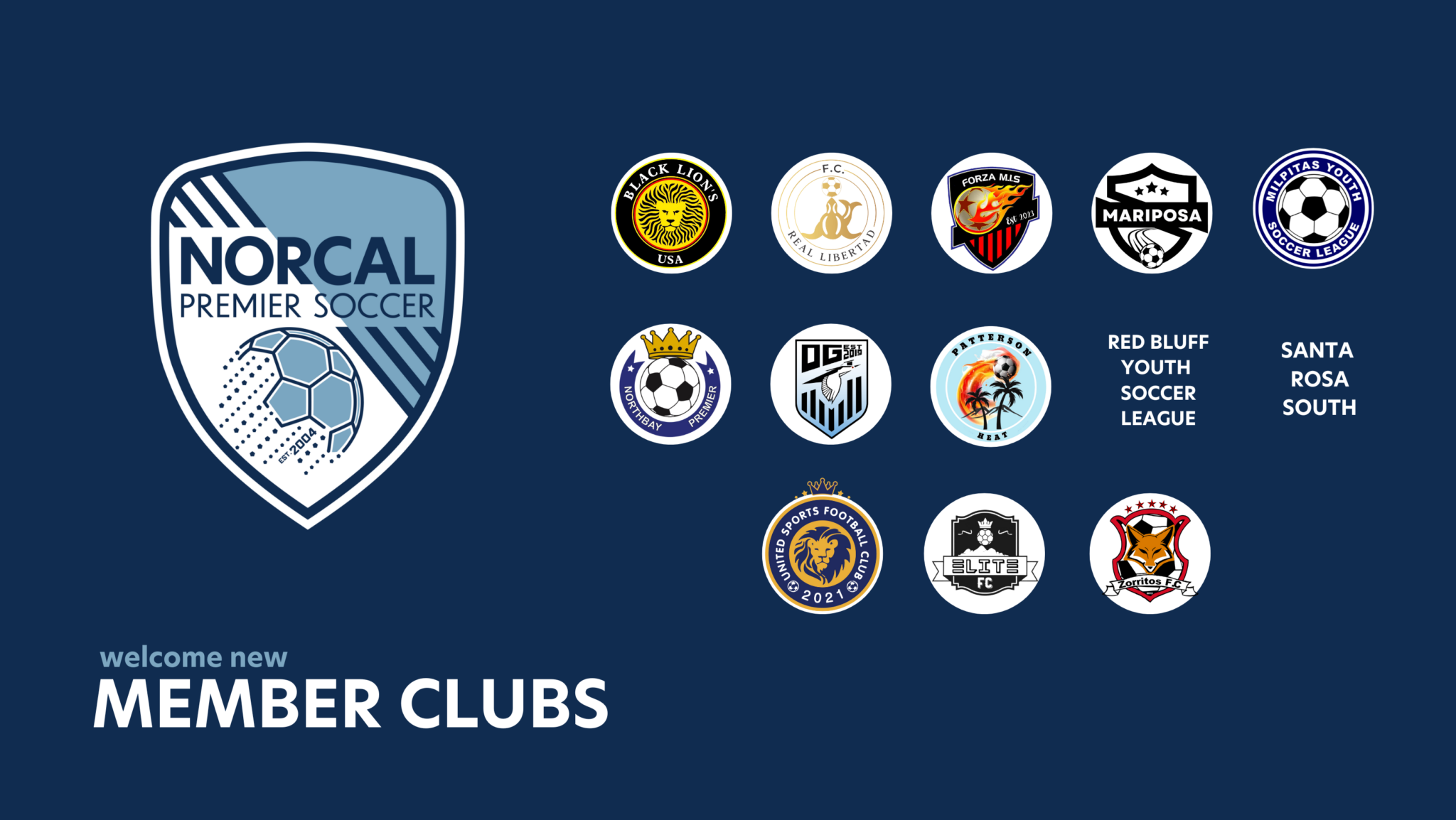 Thirteen New Clubs Join NorCal Premier Soccer NorCal Premier